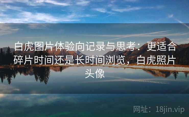 白虎图片体验向记录与思考：更适合碎片时间还是长时间浏览，白虎照片头像