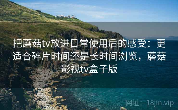 把蘑菇tv放进日常使用后的感受：更适合碎片时间还是长时间浏览，蘑菇影视tv盒子版