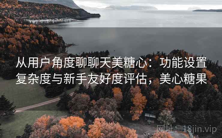 从用户角度聊聊天美糖心：功能设置复杂度与新手友好度评估，美心糖果