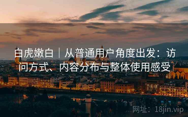 白虎嫩白｜从普通用户角度出发：访问方式、内容分布与整体使用感受